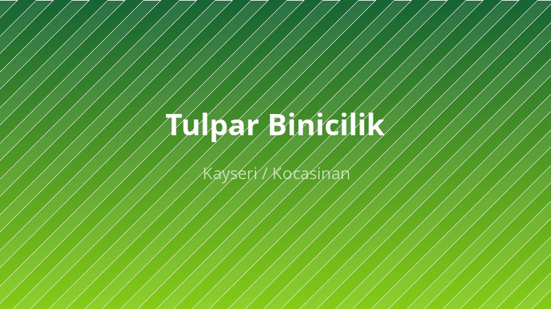 Tulpar Binicilik — Düğün Salonu KAYSERI
